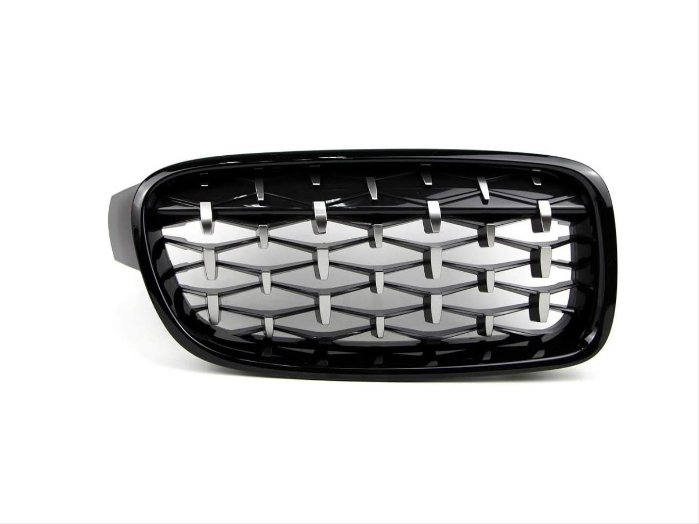 3 SERISI F30 2012-2018 IÇIN UYUMLU DIAMOND PANJUR (BÖBREK) PIANO BLACK