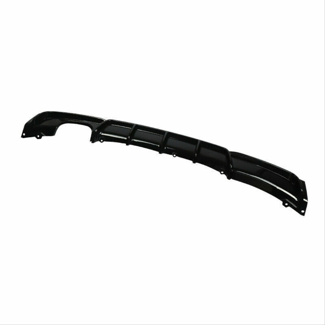 3 SERISI F30 2012-2018 IÇIN UYUMLU M DIFÜZÖR SOL TEK ÇIKIS KALIN - PIANO BLACK