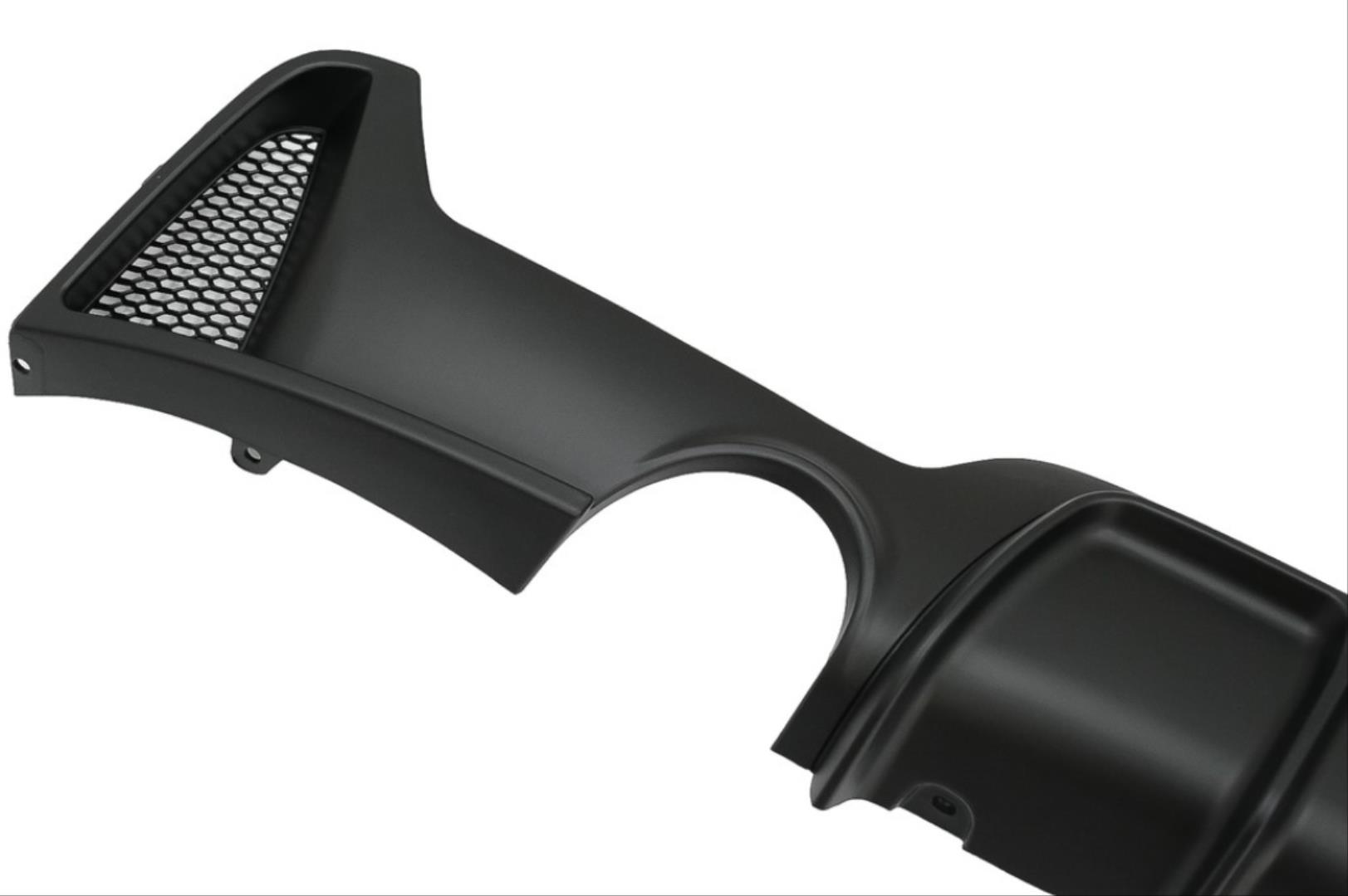 4 SERISI F32-F36 2014-2020 UYUMLU M DIFUZOR CIFT CIKIS INCE PIANO BLACK