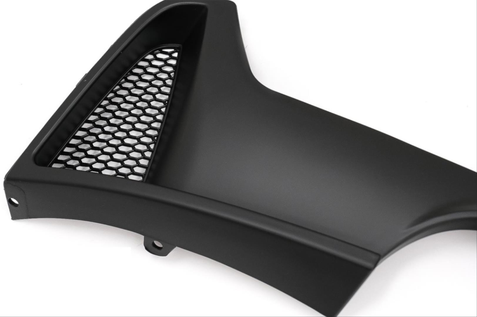 4 SERISI F32-F36 2014-2020 UYUMLU M DIFUZOR CIFT CIKIS INCE PIANO BLACK