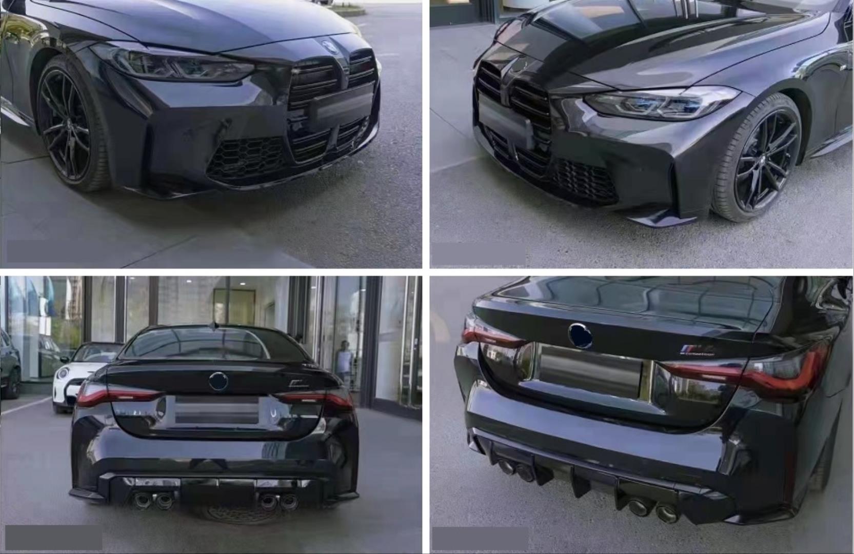 4 SERISI G22 M4 BODY KIT (ÖN ARKA TAMPON MARŞPİYEL PANJUR - EGZOZ SET)  2 KAPI