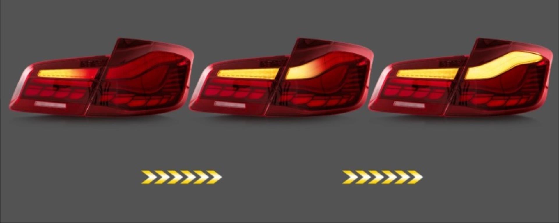 5 SERISI F10 IÇIN UYUMLU  DRAGON LED STOP - KIRMIZI  
