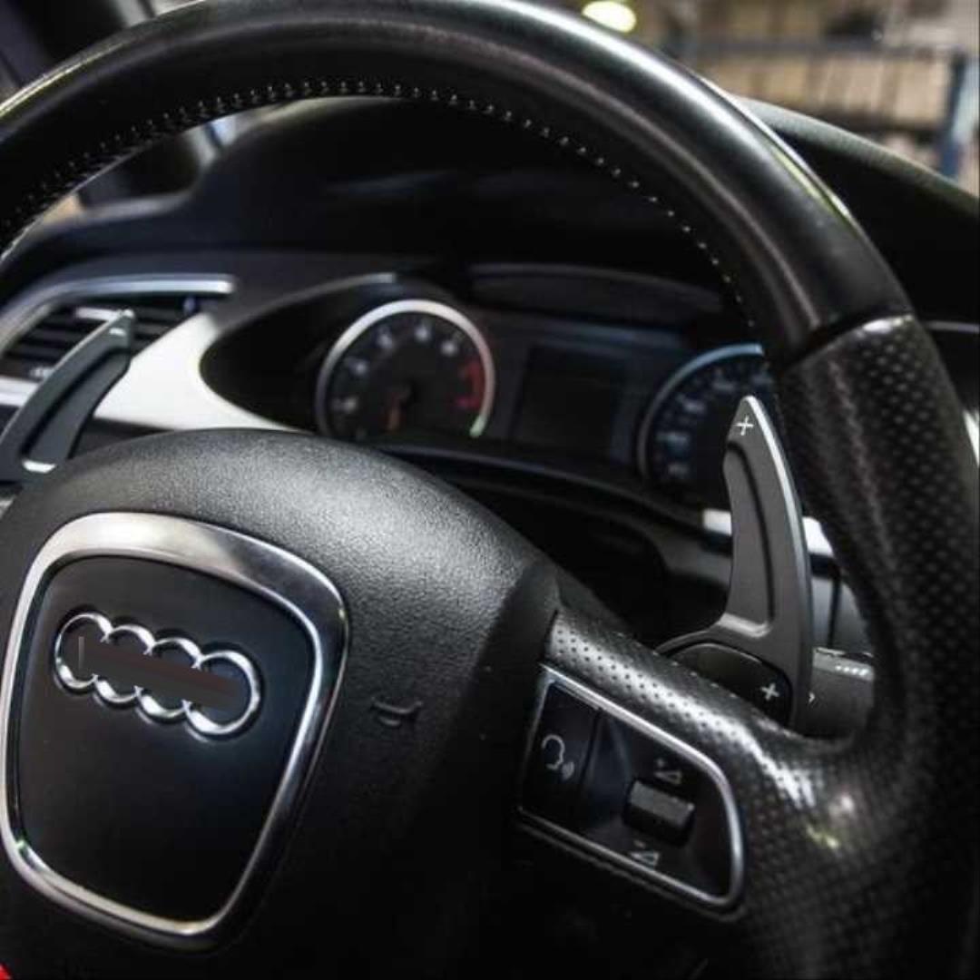 A3 & A4 & A5 2013-2016 IÇIN UYUMLU PADDLE SHIFT (F1 VITES KULAKÇIK)  - SIYAH 
