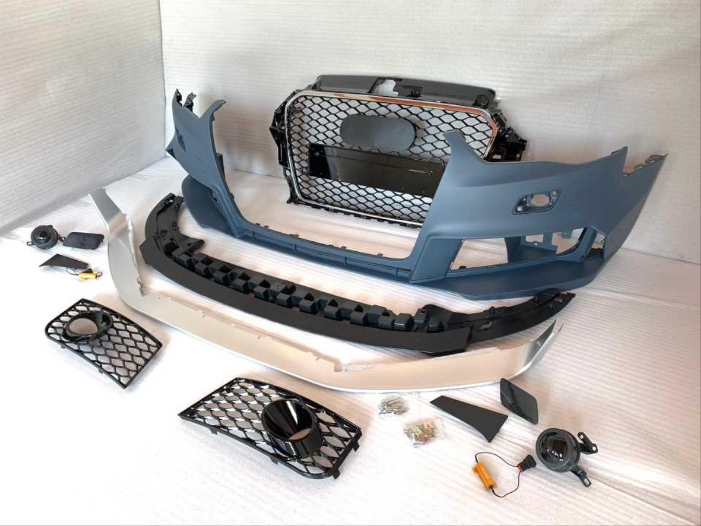 A3 2013-2016 HATCHBACK IÇIN UYUMLU RS3 ÖN TAMPON SET