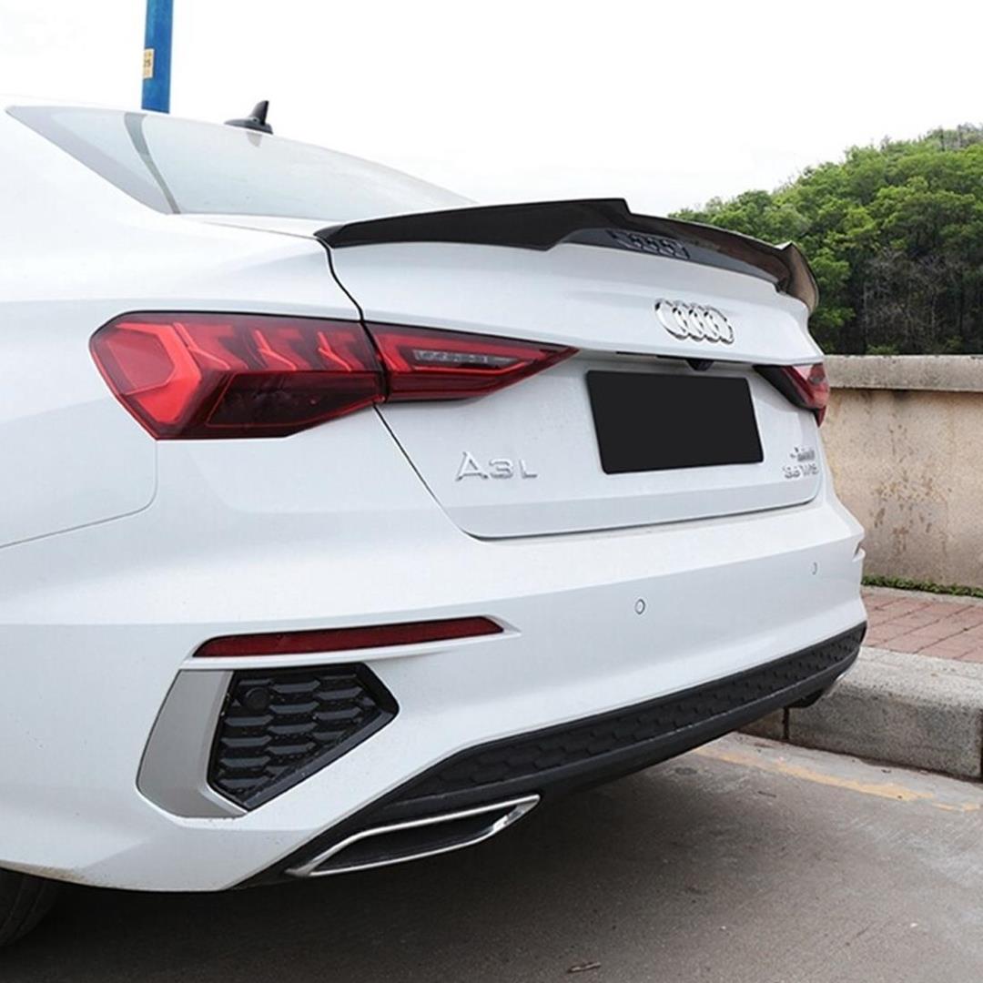 A3 2021+ SEDAN IÇIN UYUMLU M4 SPOILER - PIANO BLACK (PARLAK SIYAH)