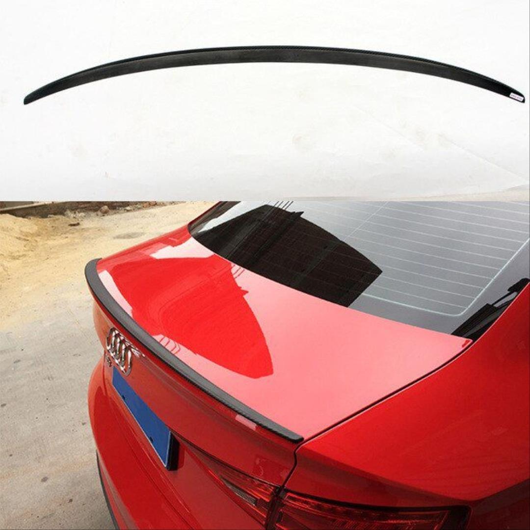 A3 SEDAN (2013-2019) IÇIN UYUMLU S3 SPOILER - PIANO BLACK (PARLAK SIYAH) 