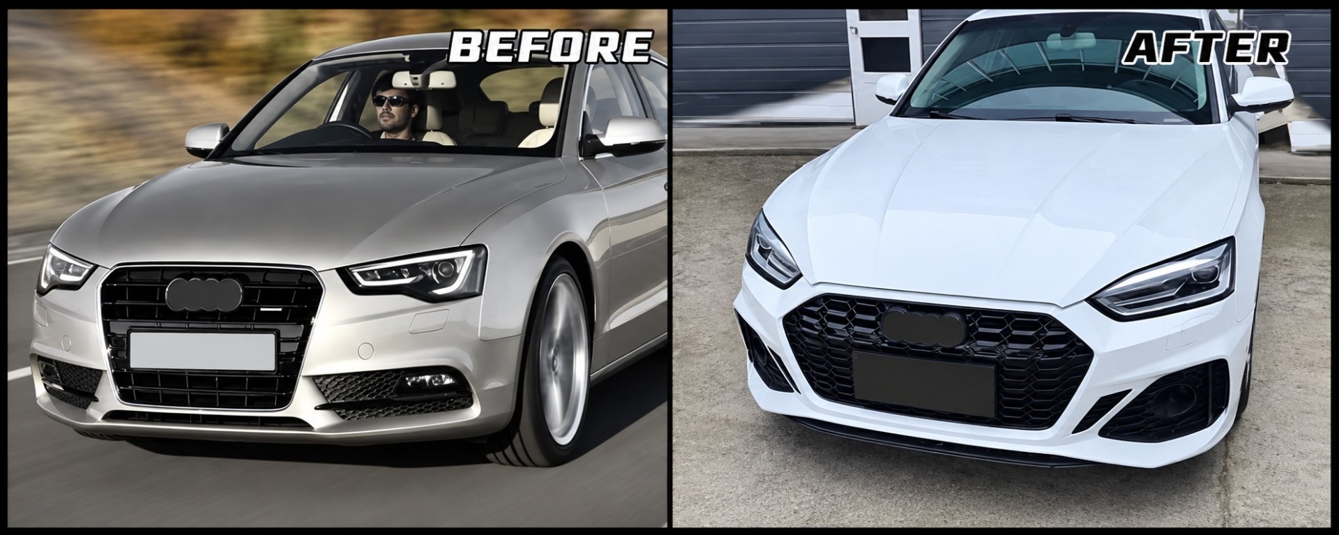 A5 2008-2015 İÇİN 2021+ RS5 FACELIFT (ÖN SET)