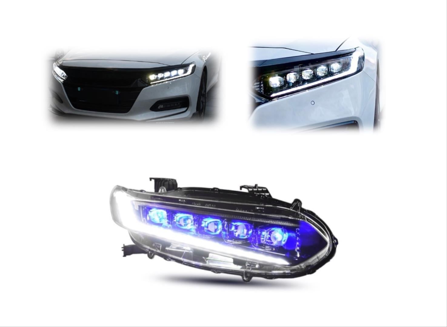 ACCORD 2020+ IÇIN UYUMLU  5 LENS LED FAR 