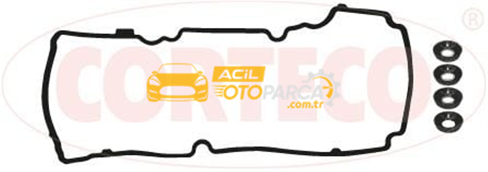 Audi CORTECO 49421066 | Üst Kapak Contası 14-Golf-Jetta-Psst-Tıg-Tou-Octavia-Superb-Leon-A3 1.6Tdi-2.0Tdi
