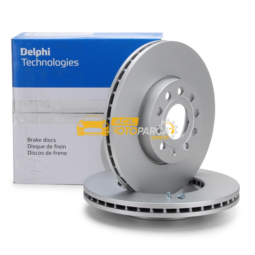 Audi DELPHI BG3833 | Audi A3 2011 Sonrası Ön Fren Disk Takımı