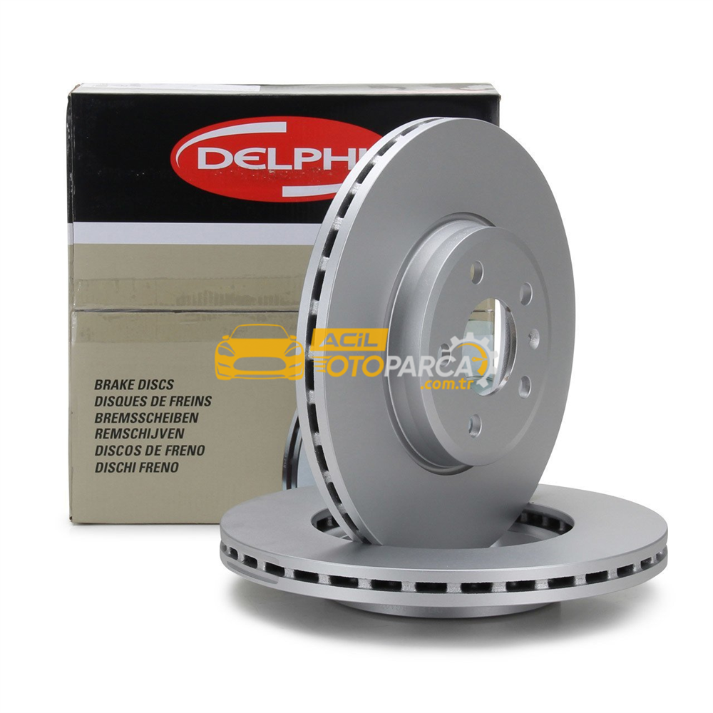 Audi DELPHI BG4079C | Audi A4 2008 / 2016 Model Arası Ön Fren Disk Takımı