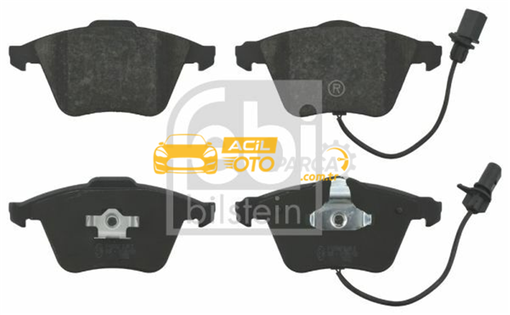 Audi FEBI BILSTEIN 16584 | Ön Fren Balatası Fişli A6 4,2 Quattro 05 / 04-A6 Avant 3,2Fsı 4,2 Quattro 03 / 05 -