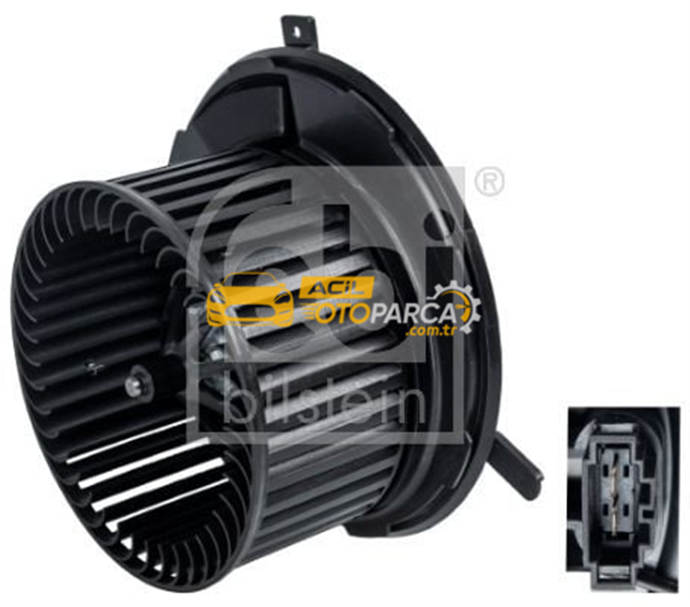 Audi FEBI BILSTEIN 34726 | Kalorifer Motoru 07-Golf.V-Caddy-Psst-Jtta-Touran-Tiguan-A.3-Leon-Altea-Toledo-Octavia-Ac