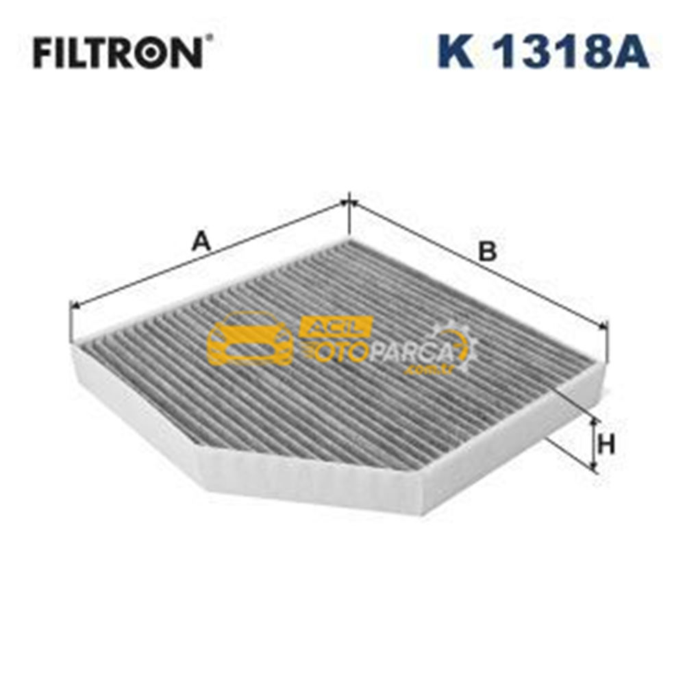 Audi FILTRON K1318A | Polen Filtresi 12-A6 1.8Tfsi-2.0Tfsi-2.8Tfsi-3.0Tfsi-2.0 TDI + Ca