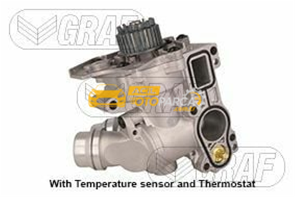 Audi GRAF PA1359 | Devirdaim + Gövde + Termostat 09-Golf.V.VI-Jetta-Passat-A3-A4 1.8Tfsi-2.0Tfsi