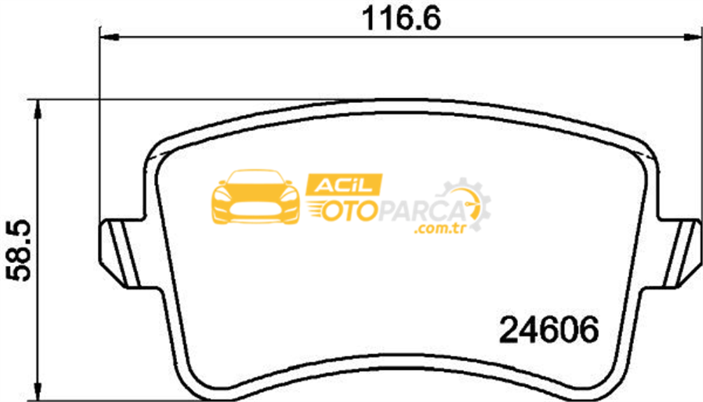 Audi HELLA PAGİD 8DB355025-391 | Fren Balatası Audi A4 (8K2, B8) , A4 Allroad (8Kh, B8) , A4 Avant (8K5, B8) , A4l Saloon (8K2, B8) , A5