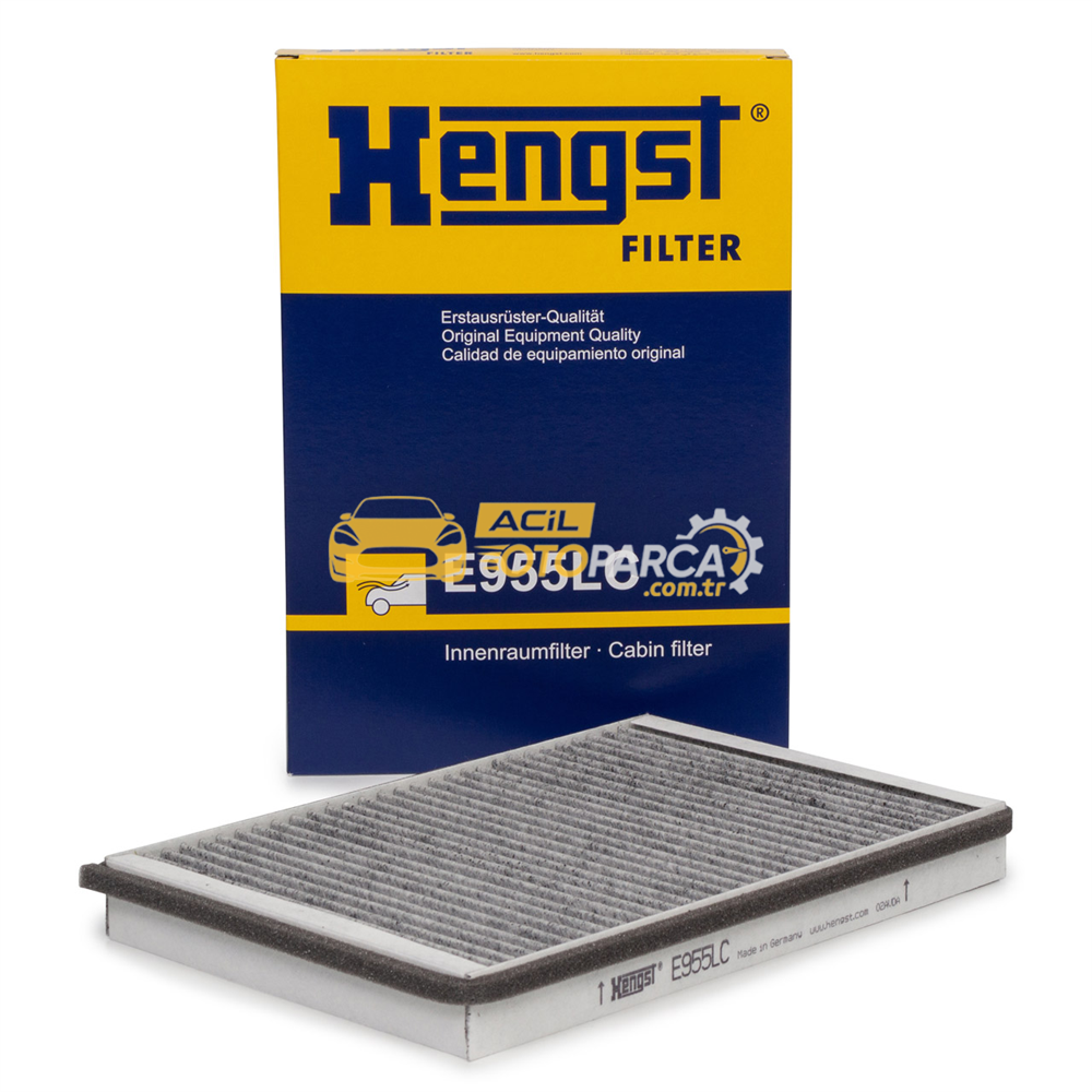 Audi HENGST E955LC | Polen Filtresi VW A4 01-08 A6 97-05 Karbonlu