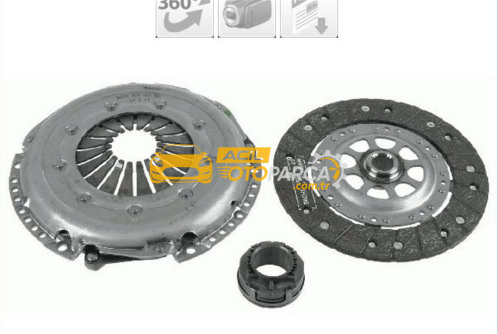 Audi SACHS 3000844701 | Audi A4 1.8 T Debriyaj Set