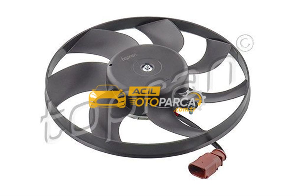 Audi TOPRAN 111284 | Fan Motoru-295 mm 150W (VW Caddy 04-Golf 04-14 Passat 06-15 Audi A3 04-13 Seat Leon 06-13
