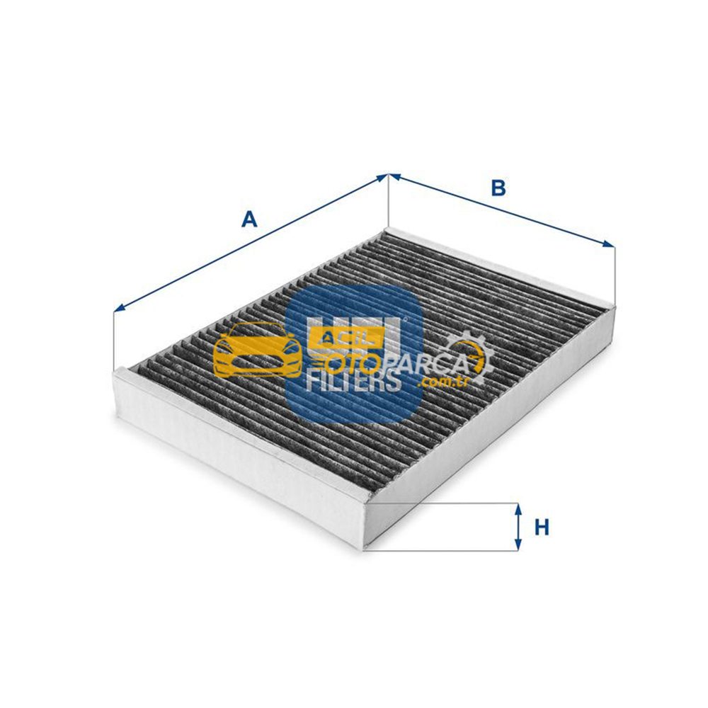 Audi UFI 54.101.00 | Polen Filtresi 05-09 A4-A6 + Ca