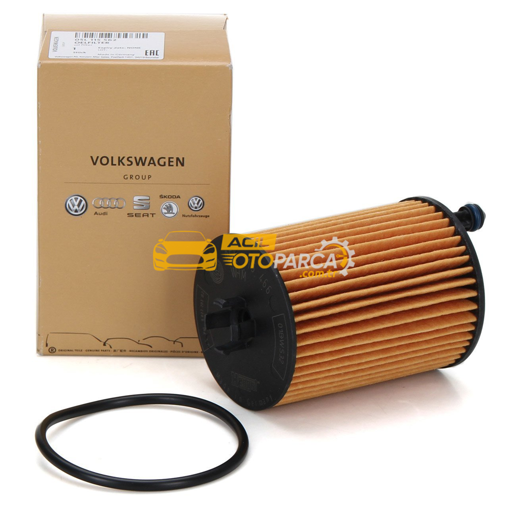 Audi VAG / ORJINAL 05L115562 | Audi A4 2019 Model Sonrası 40 TDI Yağ Filtresi Orijinal