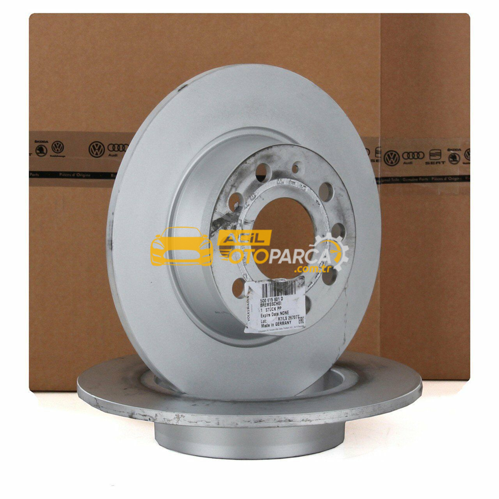 Audi VAG / ORJINAL 5Q0615601D | Audi A3 2014 Model Sonrası Arka Fren Disk Takımı Orijinal