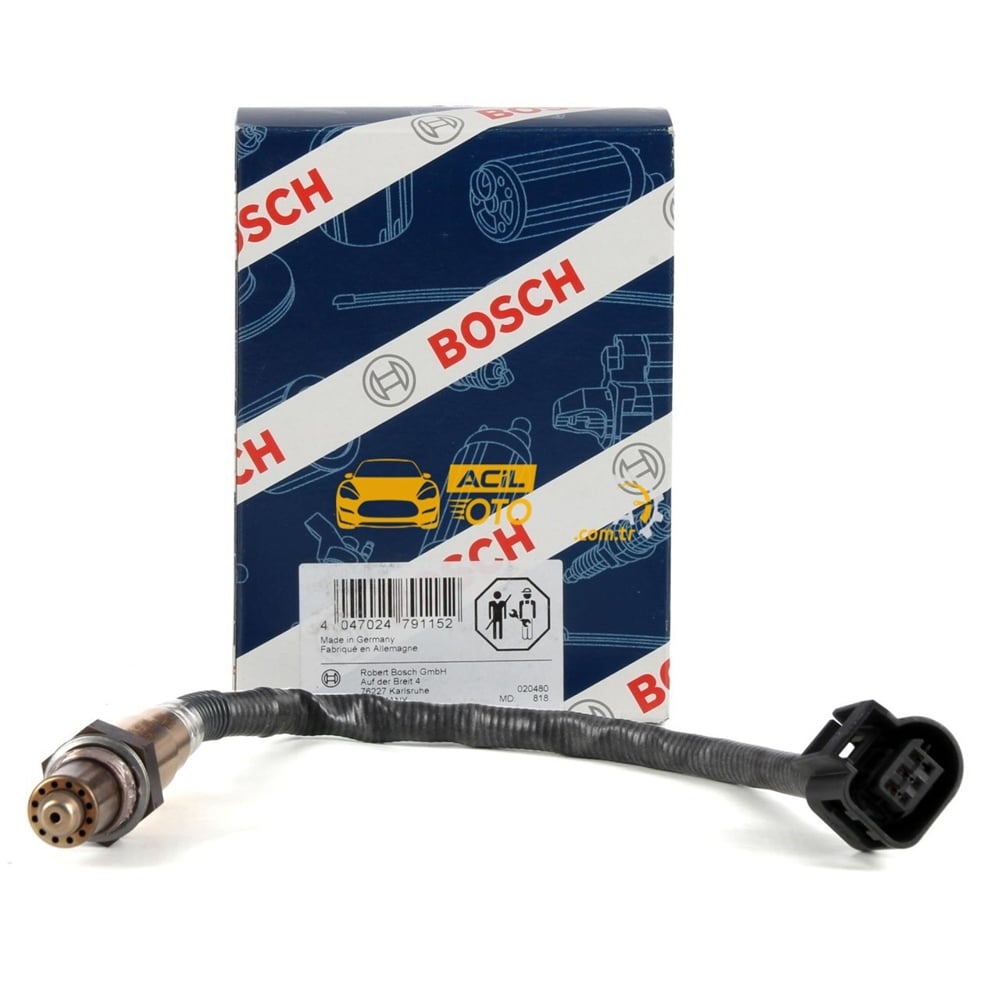 Bmw F20 Kasa 116i Oksijen Lambda Sensörü NO 1 Bosch Marka (0258027005, 11787595353, 116)