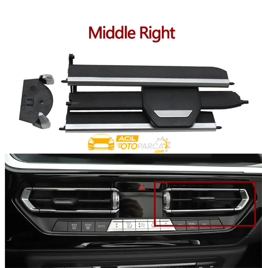 BMW G20 G26 G28 G29 G01 G02 Z4 X3 X4 Z4 KALORİFER HAVALANDIRMA IZGARASI