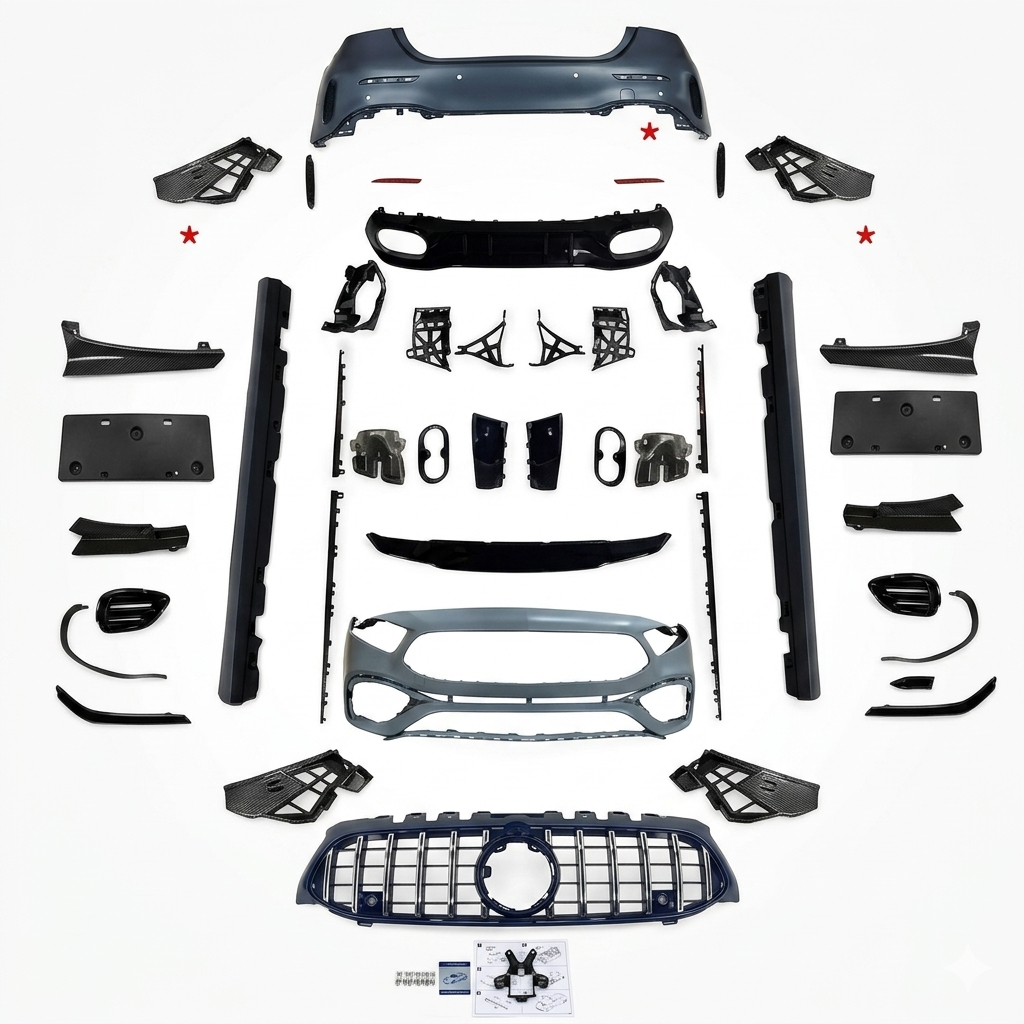 BODY KİT W177 4D A45 (MARŞBİYELLİ)