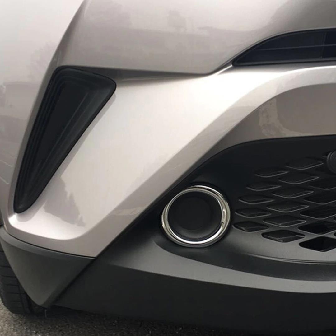 C-HR 2016-2019 IÇIN UYUMLU ÖN SIS HALKA KAPLAMA NIKELAJ