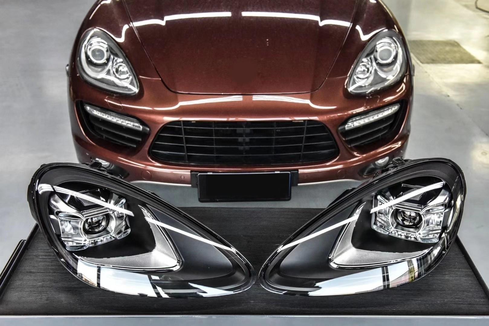 CAYENNE 2011-2014 IÇIN UYUMLU FACELIFT LED FAR (2018+ GÖRÜNÜM) 