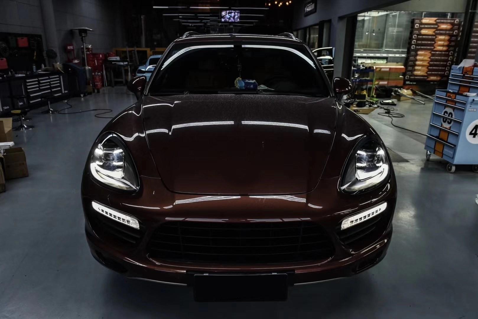 CAYENNE 2011-2014 IÇIN UYUMLU FACELIFT LED FAR (2018+ GÖRÜNÜM) 