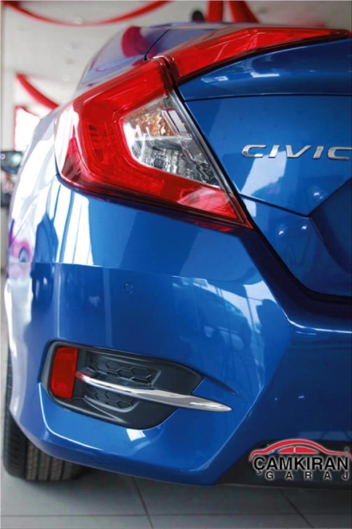 CIVIC FC5 2016-2020 IÇIN UYUMLU ARKA SIS ORTA ÇITA NIKELAJ