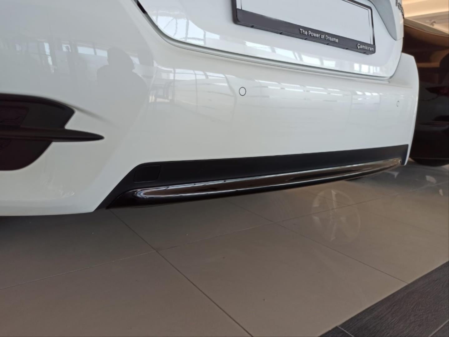 CIVIC FC5 2016-2020 IÇIN UYUMLU ARKA TAMPON ALT CITA PIANO BLACK