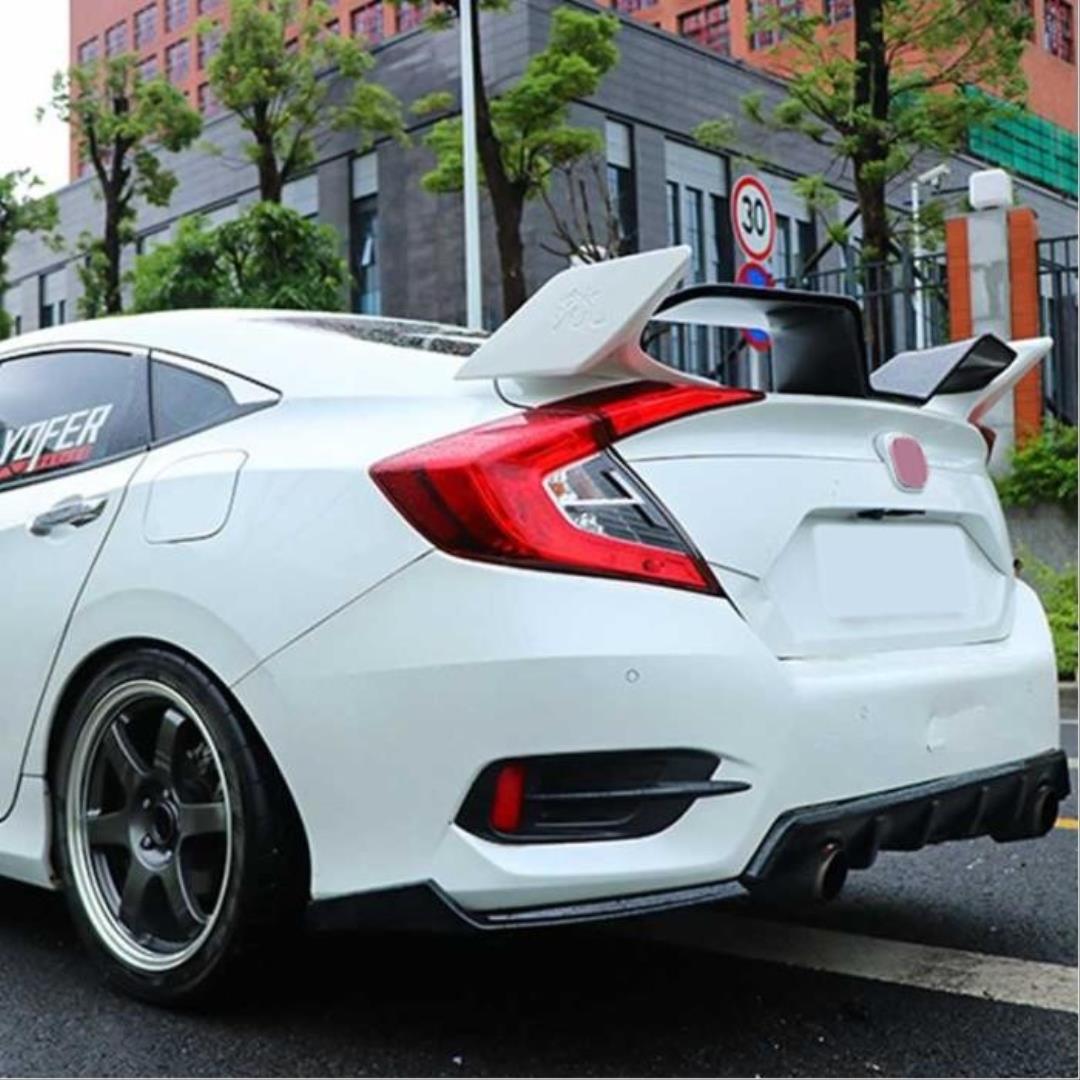 CIVIC FC5 2016-2020 IÇIN UYUMLU BAGAJ ÜSTÜ SPOILER M MODEL