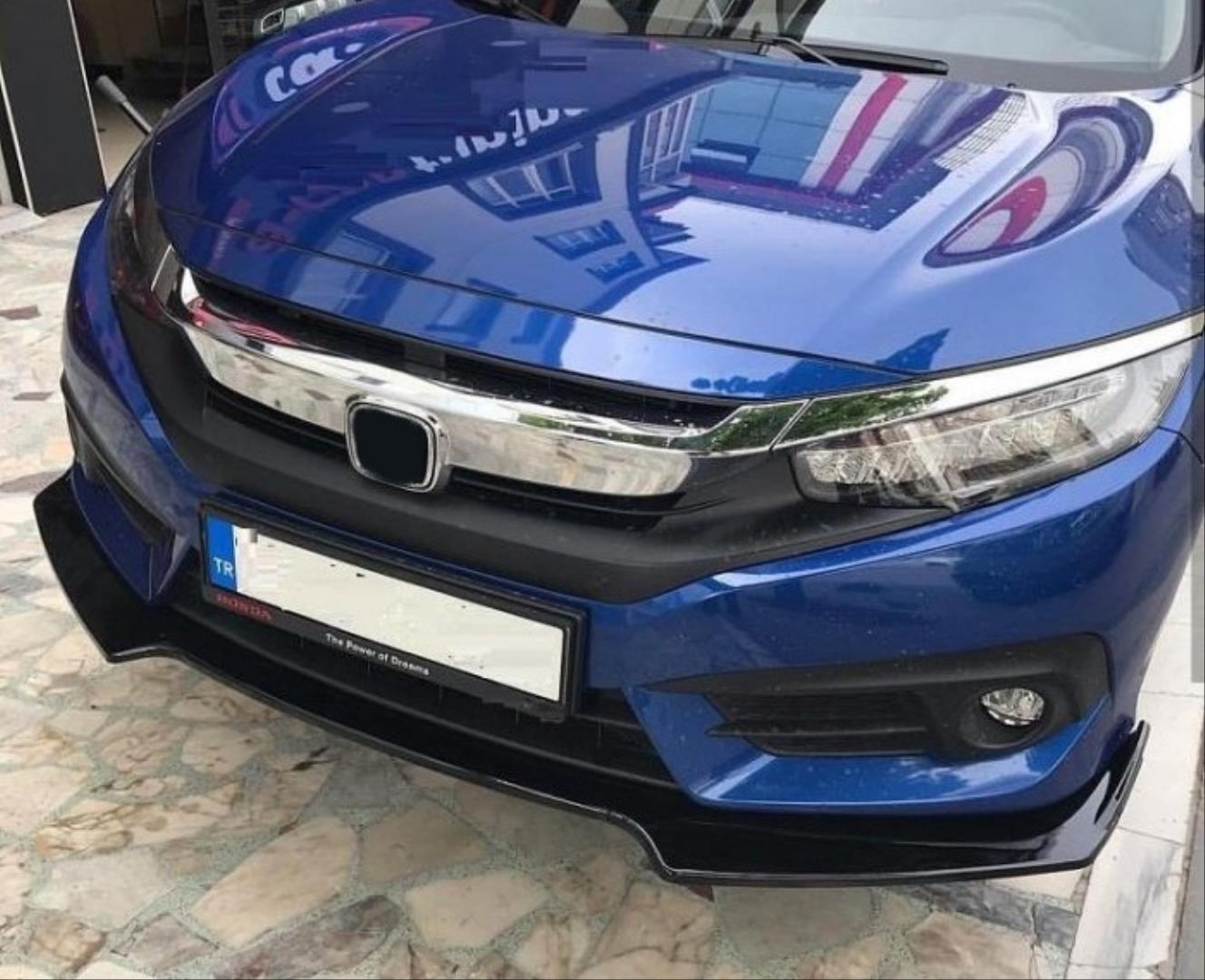 CIVIC FC5 2016-2020 IÇIN UYUMLU ÖN LIP 3 PARÇA  
