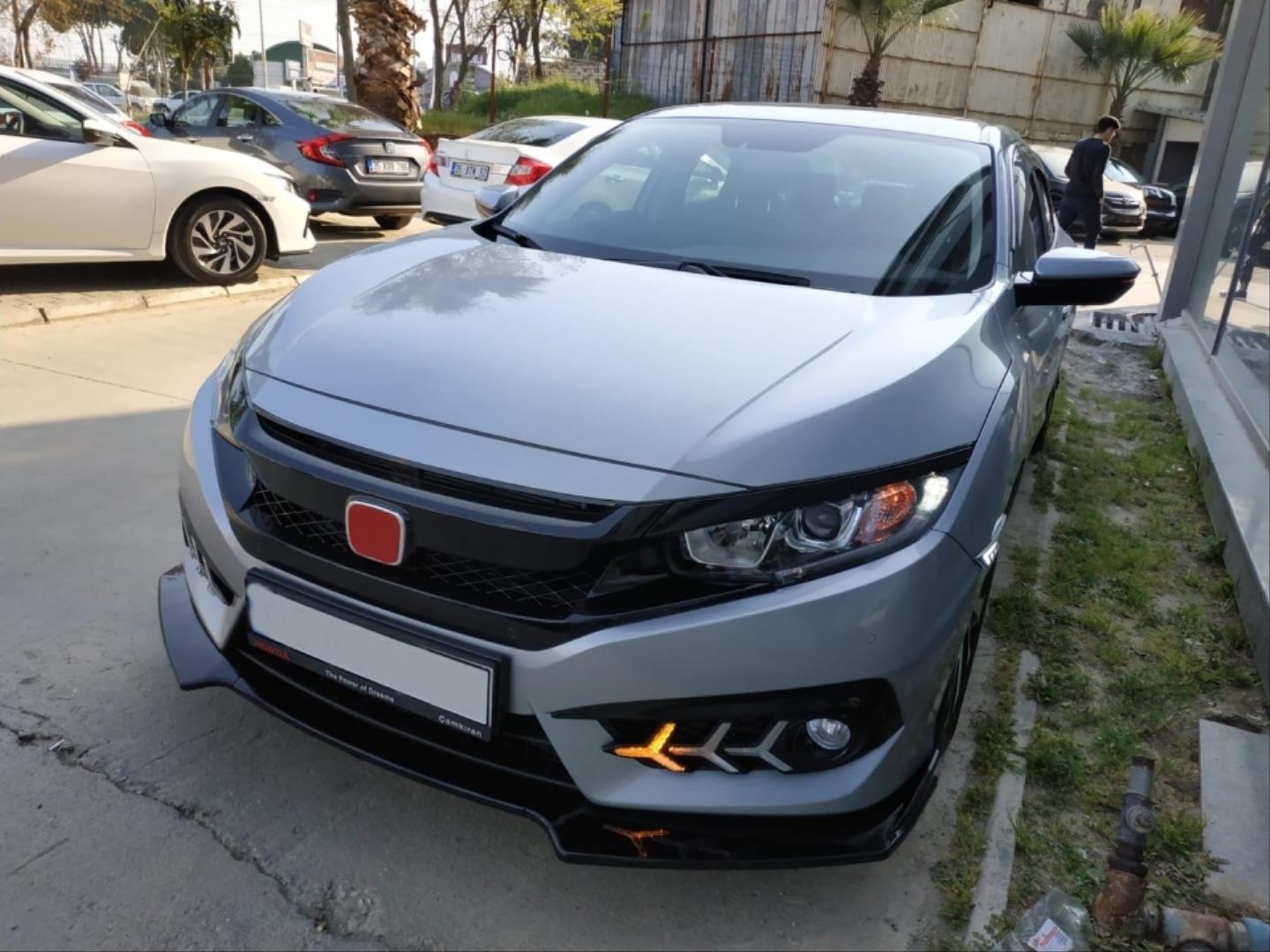 CIVIC FC5 2016-2020 IÇIN UYUMLU ÖN LIP 3 PARÇA  