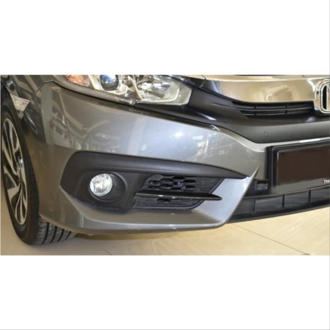 CIVIC FC5 2016-2020 IÇIN UYUMLU ÖN SIS ORTA CITA PIANO BLACK 