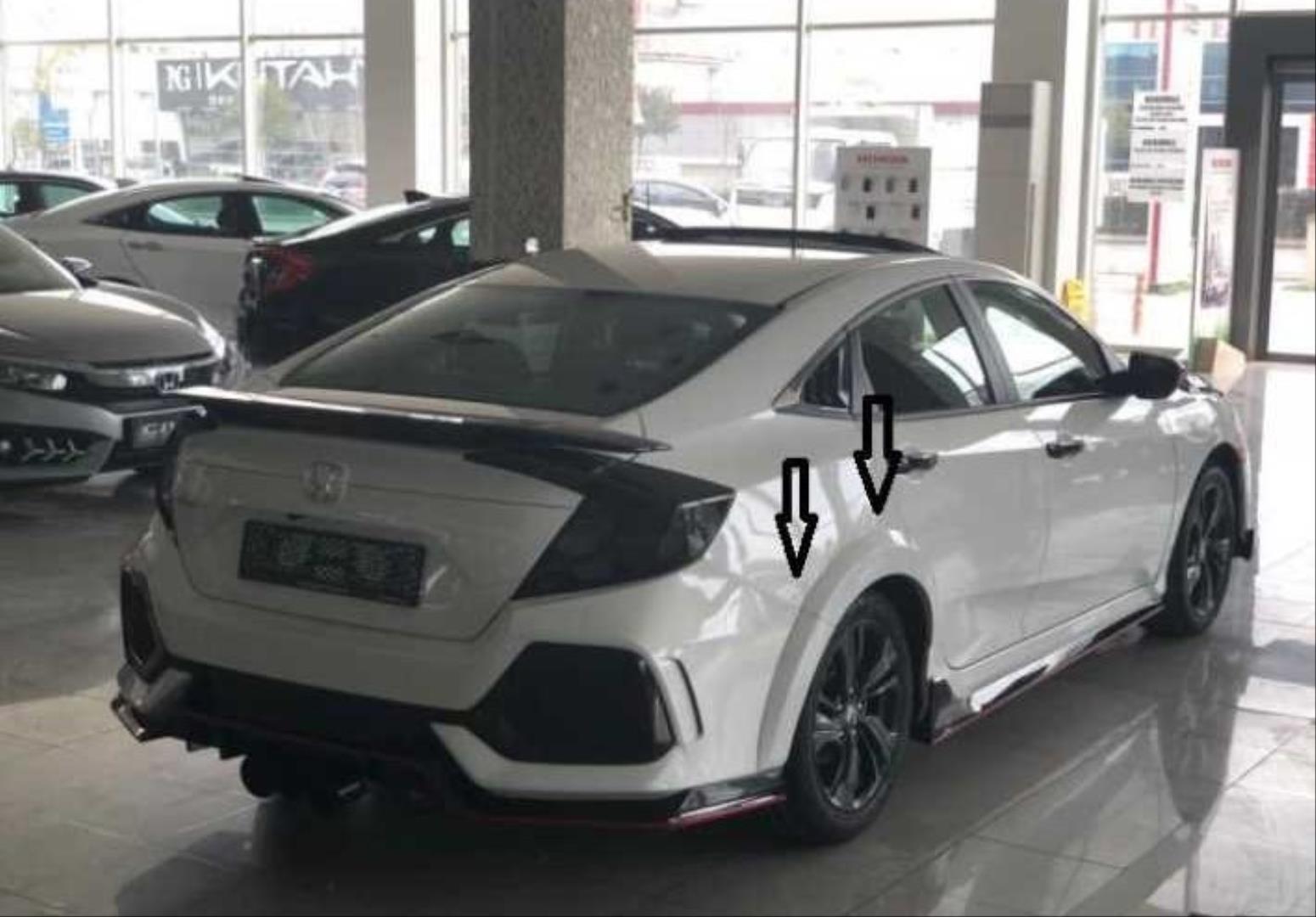 CIVIC FC5 2016-2020 IÇIN UYUMLU SEDAN CAMURLUK KABARTMA (DODIK)