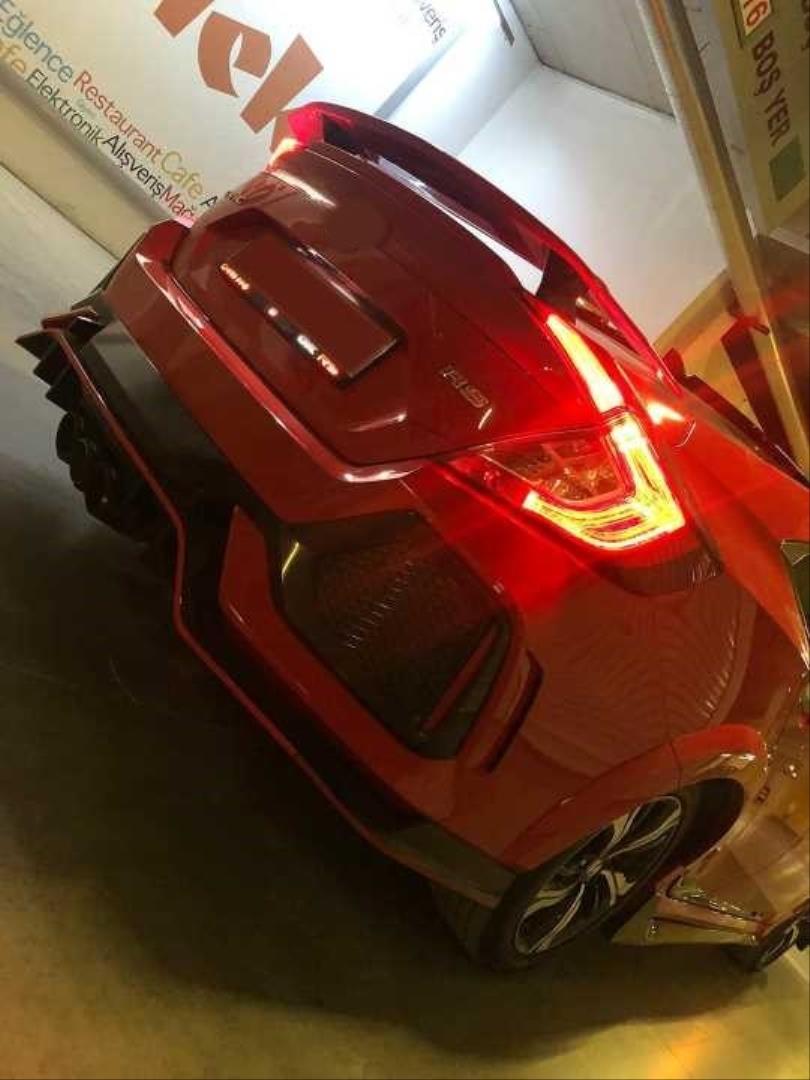 CIVIC FC5 2016-2020 IÇIN UYUMLU SI SPOILER (KIRLANGIÇ) (Boyasiz)