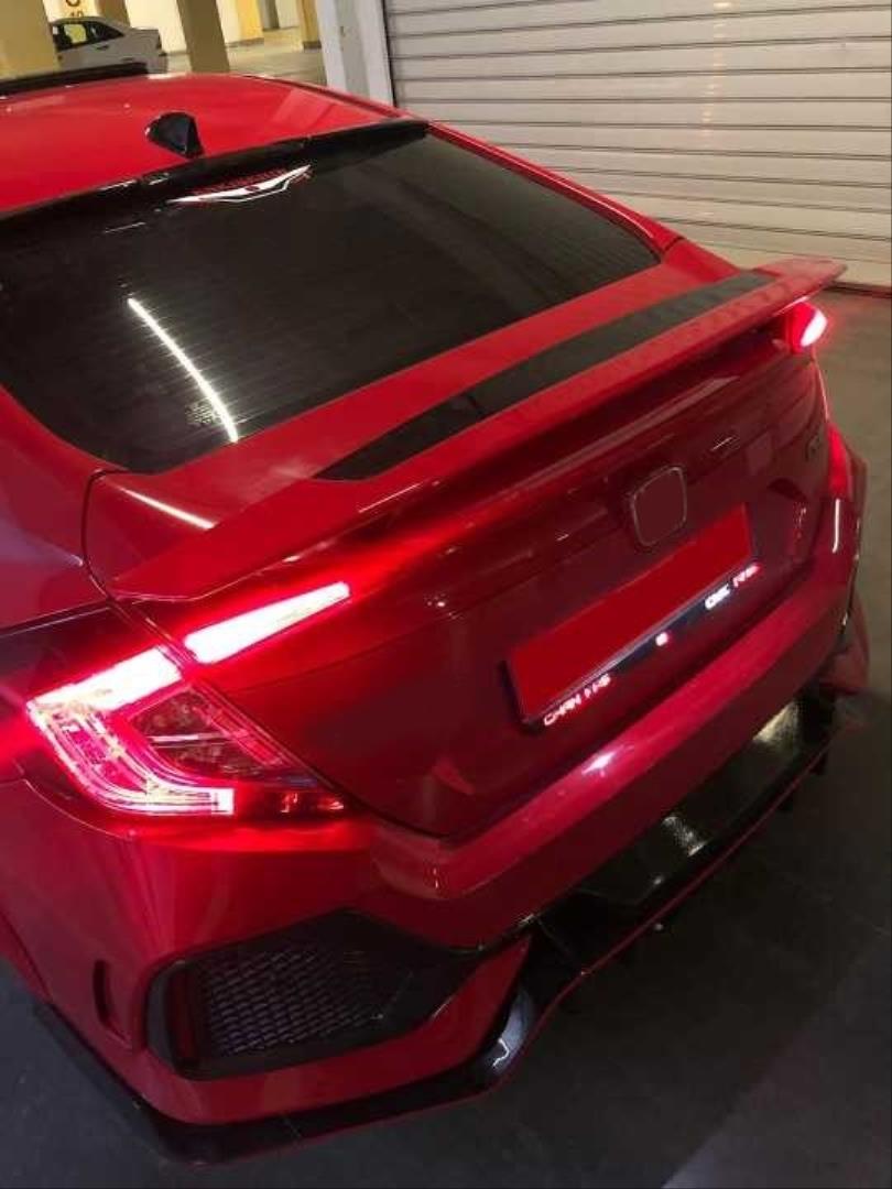 CIVIC FC5 2016-2020 IÇIN UYUMLU SI SPOILER (KIRLANGIÇ) (Boyasiz)