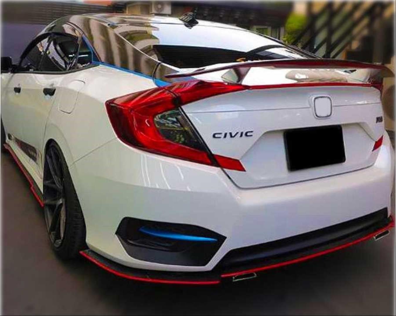 CIVIC FC5 2016-2020 IÇIN UYUMLU SI SPOILER (KIRLANGIÇ) (Boyasiz)