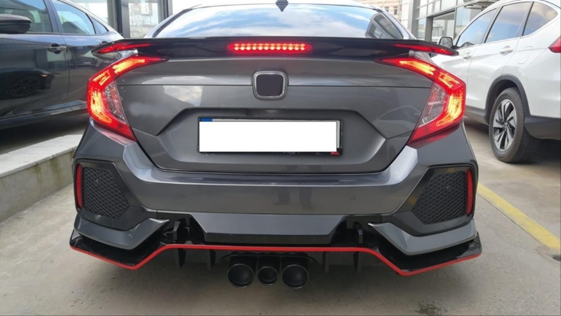 CIVIC FC5 2016-2020 IÇIN UYUMLU TURBO SI SPOILER ISIKLI (BOYASIZ)