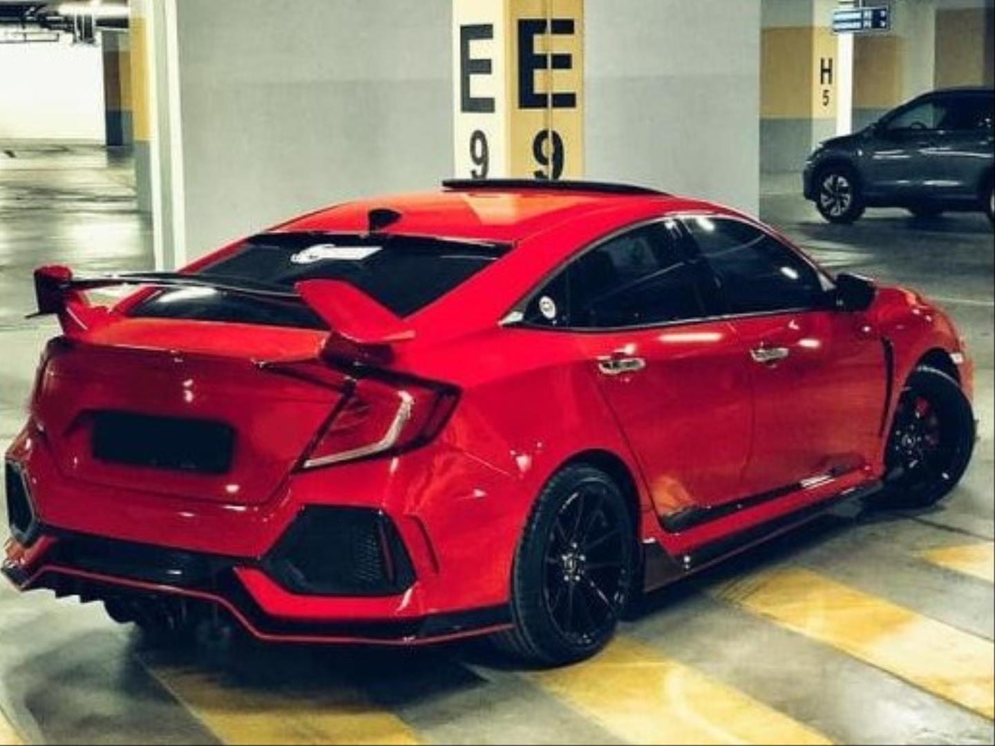 CIVIC FC5 2016-2020 IÇIN UYUMLU TYPE-R ARKA TAMPON