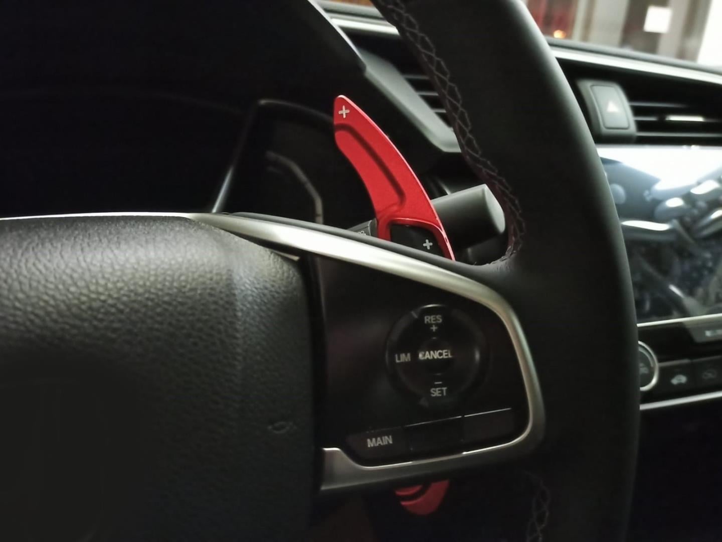 CIVIC FC5 2016+ IÇIN UYUMLU PADDLE SHIFT (F1 VITES KULAKCIK) - KIRMIZI