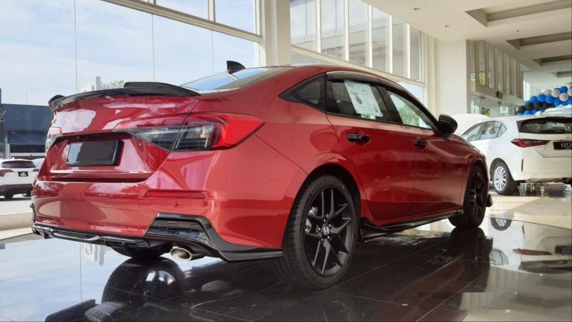 CIVIC FE1 2022 IÇIN UYUMLU  AERO DIFÜZÖR - PIANO BLACK  