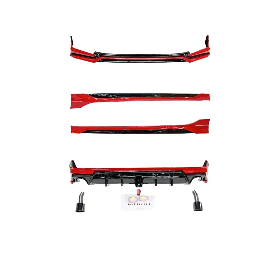 CIVIC FE1 2022 IÇIN UYUMLU  BODY KIT (EGZOZ DAHİL) 