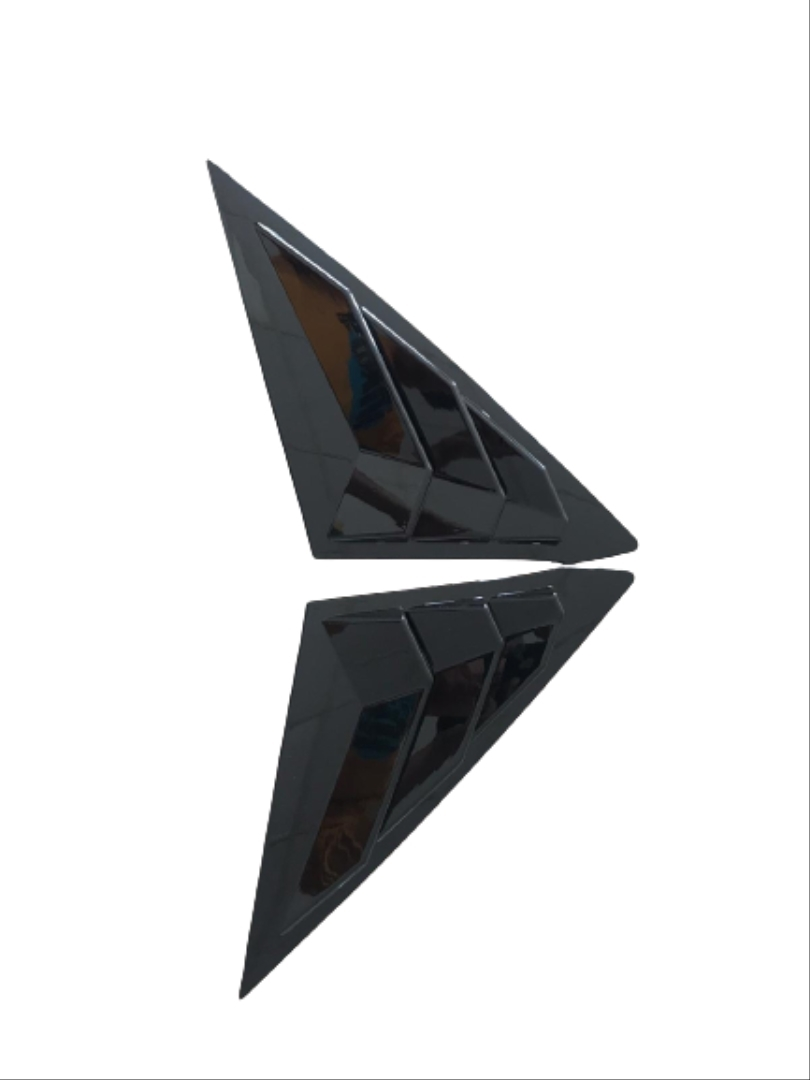 CIVIC FE1 2022 IÇIN UYUMLU  KELEBEK CAM KAPLAMA - PIANO BLACK