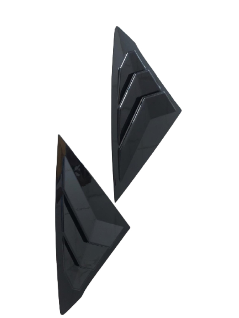 CIVIC FE1 2022 IÇIN UYUMLU  KELEBEK CAM KAPLAMA - PIANO BLACK