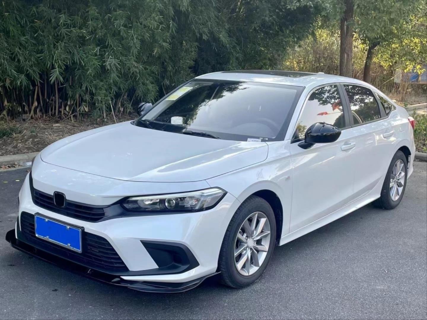 CIVIC FE1 2022 IÇIN UYUMLU  PIANO BLACK ÖN LIP (PARLAK SIYAH-3 PARÇA) 